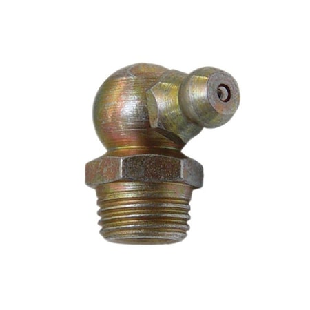 Heritage Industrial Grease Fttng Zerk, 90 deg, 10mmx1 Tapr L2111